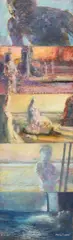 Philip Trussell, Figural Vignettes, oil on canvas