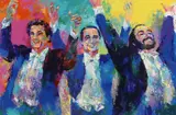 The Three Tenors by LeRoy Neiman, serigraph (screenprint) on paper, sold Sep 2023