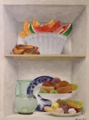 Lauro López, Alacena, oil painting on canvas
