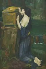 John William Waterhouse, Pandora, oil on canvas