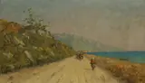 G. Guidi, Paesaggio di campagna, oil on panel