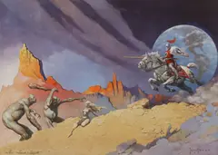 Frank Frazetta, Moonrider, offset lithograph