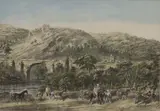 Daniel Thomas Egerton, Plan del Rio la Conducta, colored print on paper