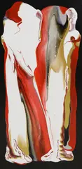 Adorned by Petronella Greer, acrylic on stretched canvas, offered Aug 2023