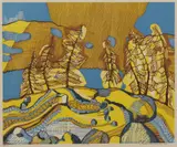 Jarle Rosseland, Late Fall, woodcut on paper