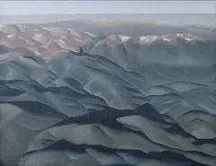 Luke Anderson, Topography, oil on canvas