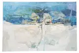 Lau Chun, Abstract Composition, oil on stretched canvas