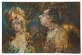Edward Armen Stasack, Glance, oil on stretched canvas