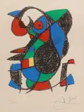 Untitled by Joan Miró, lithograph on Arches paper, offered Jul 2022