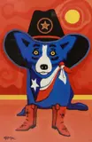 Take Me Back to Texas by George Rodrigue, silkscreen on paper, offered Jul 2022
