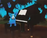 Take Five by George Rodrigue, silkscreen on paper, offered Jul 2022