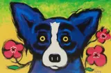 Spring Adds Color to My Life by George Rodrigue, silkscreen on paper, offered Jul 2022