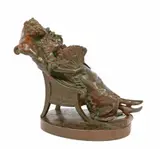 Luigi Preatoni, L'Estate, Patinated bronze sculpture