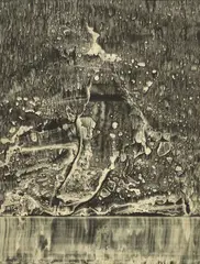 Henry Neil Rasmusen, unsigned painting by Henry Rasmusen/ Bettie Rasmusen, 1984, monotype on paper