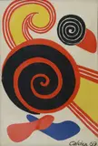 Spirals by Alexander Calder, color lithograph on paper, offered Jun 2022