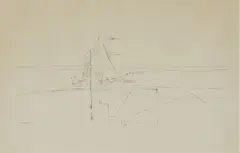 Tom Benrimo, Untitled [Abstract], pen and ink drawing on paper