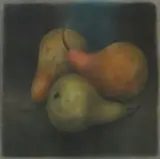 Igor Maistrovsky, Three Pears (small), pastel drawing on paper