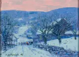 John C. Terelak, Evening Light, 1995, Oil on panel