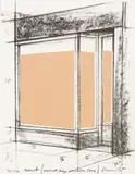 Christo, Storefront (Project for Landfall Press)