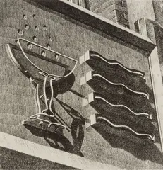 Robert Cottingham, Champagne, Lithograph