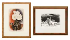 Ernest Fiene, Two Works, Lithograph