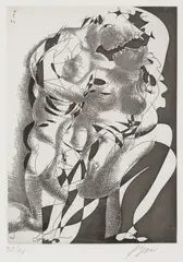 Figures Embracing by Hans Erni, Etching, offered May 2023