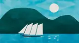 Stell Shevis, Windjammer, 1969, Colored lithograph on paper