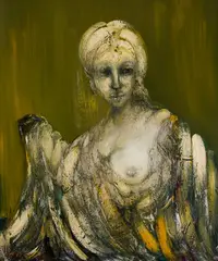 Joachim Probst, The Mary Troy Sybil, 1969, Oil on panel
