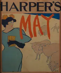 Edward Penfield, Harper's New Monthly Magazine, May 1985, Lithograph