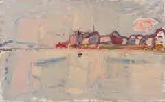 Charles E. Buckley, Light Blue, Oil on canvas