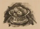Marsden Hartley, Apples in Basket, 1923, Lithograph on paper