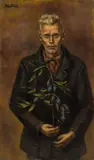 Henry Mattson, Self Portrait, Oil on canvas