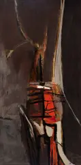 First Tuna by John Louis Laurent, 1957, Oil on masonite, offered Apr 2023