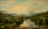 John W. A. Scott, Ashland New Hampshire, 1871, Oil on canvas
