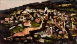 Alfred Chadbourn, Roussillon, France, 1977, Oil on canvas