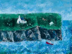 William Irvine, Irish Headland, 2011, Oil on paper