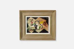 Charles Levier, Untitled (abstract), 1950s, Oil on board
