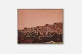 Ron Jacobson, Tile Roof #3 (Pink Sky), 1979, Acrylic on canvas