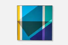 Beverly Politi, Untitled (Hard Edge), 1970s, Oil on canvas