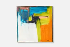 Beverly Politi, Untitled (Abstract), 1965, Oil on canvas