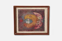 Edwin Scheier, Untitled, 1973, Mixed media on paper