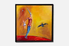 David Serrano, Good Morning, 1994, Acrylic on board