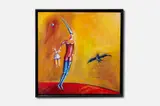 David Serrano, Good Morning, 1994, Acrylic on board
