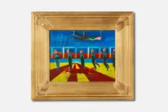 David Serrano, Los Retrotos de Dorian Gray, 1995, Acrylic on board