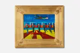 David Serrano, Los Retrotos de Dorian Gray, 1995, Acrylic on board
