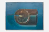 Seichi Kiyohara, Abstract painting, 1975, Oil on canvas