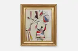 Manfred Schwartz, Abstract painting, 1950s, Oil on canvas