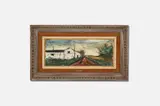 Charles Levier, Untitled (rural landscape), 1960s, Oil on canvas