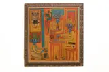 Benjamin Serrano, Seven Deadly Sins, 1963, Oil on board
