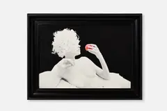 Leonard Nimoy, Red Apple, from the 'Black and White' series, 2008, Photograph